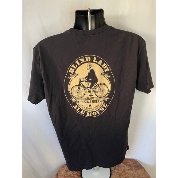 Blind Lady Ale House San Diego T-Shirt Black Size L - Picture 2 of 6